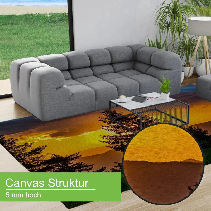 Teppich Canvas Struktur